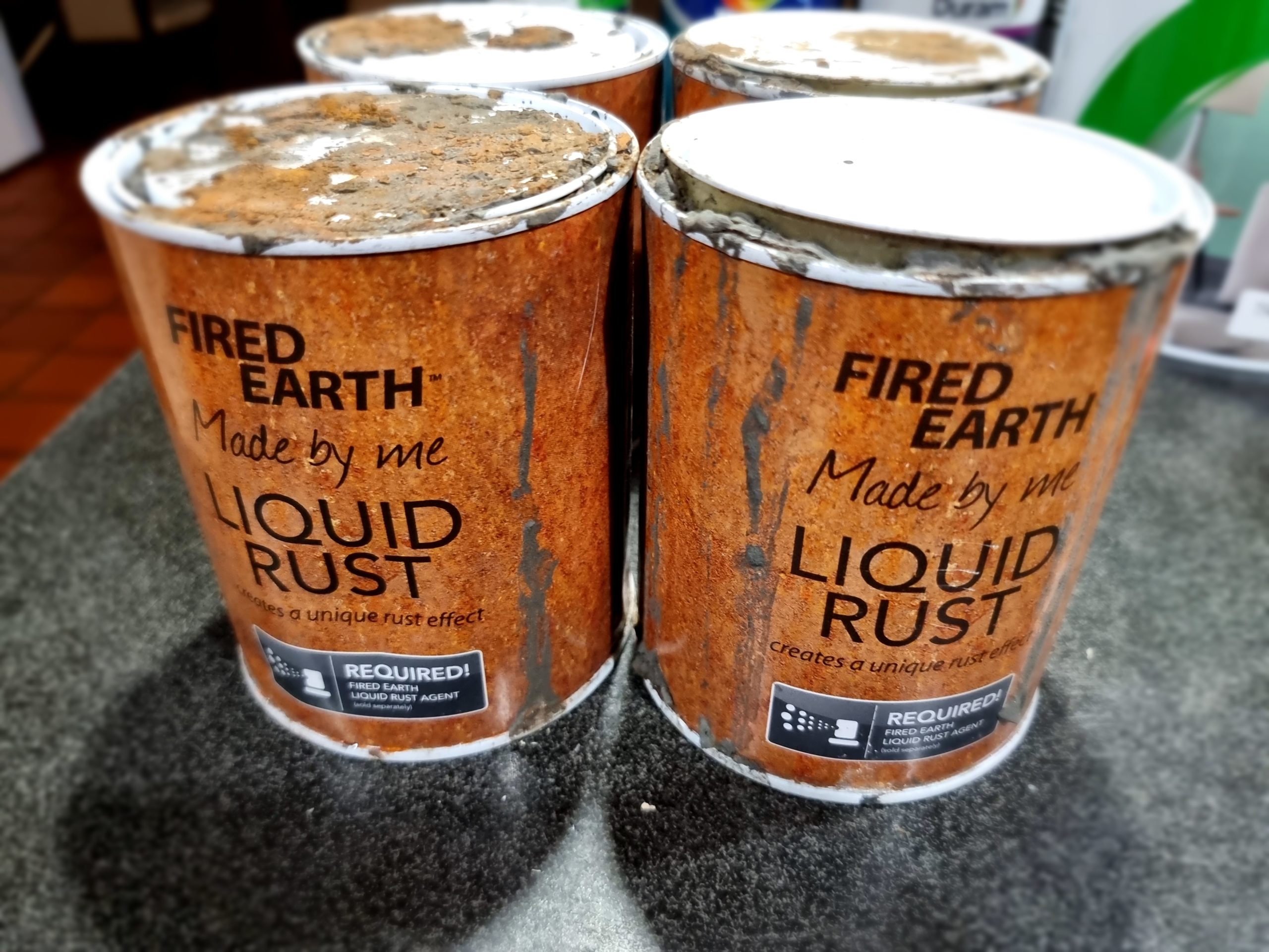 Fired Earth Liquid Rust – Black (1L) x 2 – New paint, mistint only