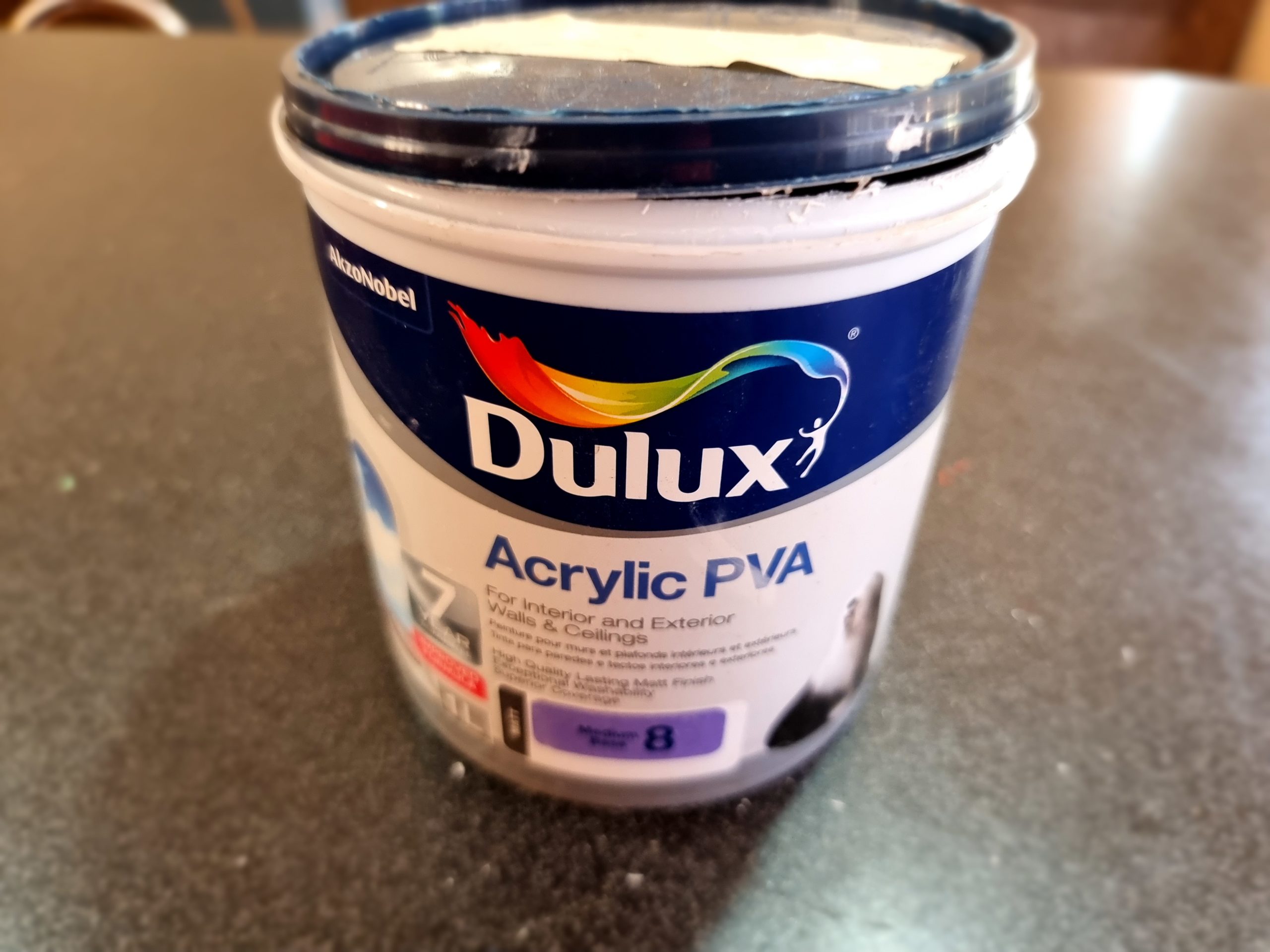 Dulux Acrylic PVA – Base 6 Ultra Deep (1L)