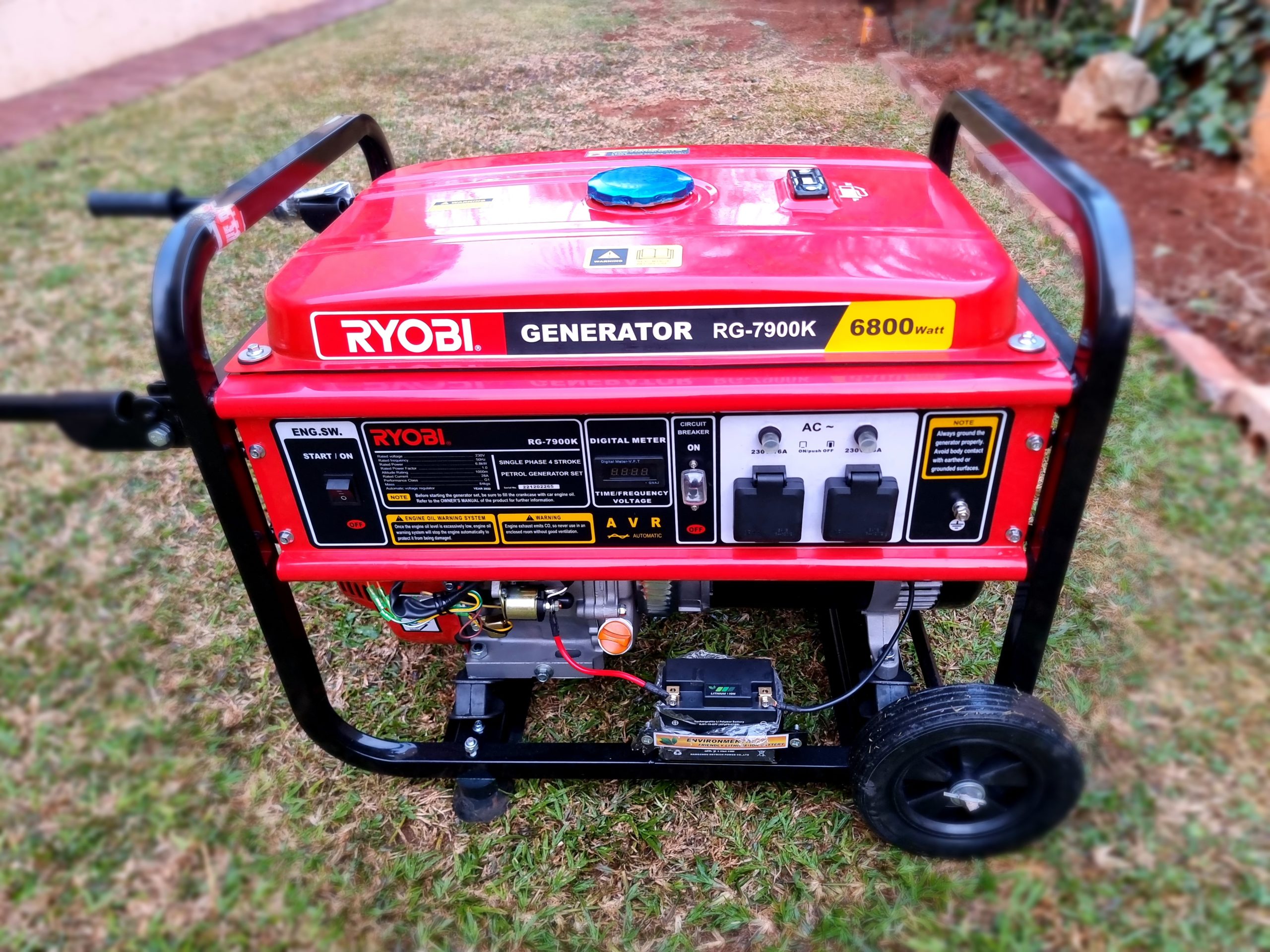 Ryobi 7kVA 4-Stroke Petrol Generator – Perfect working condition