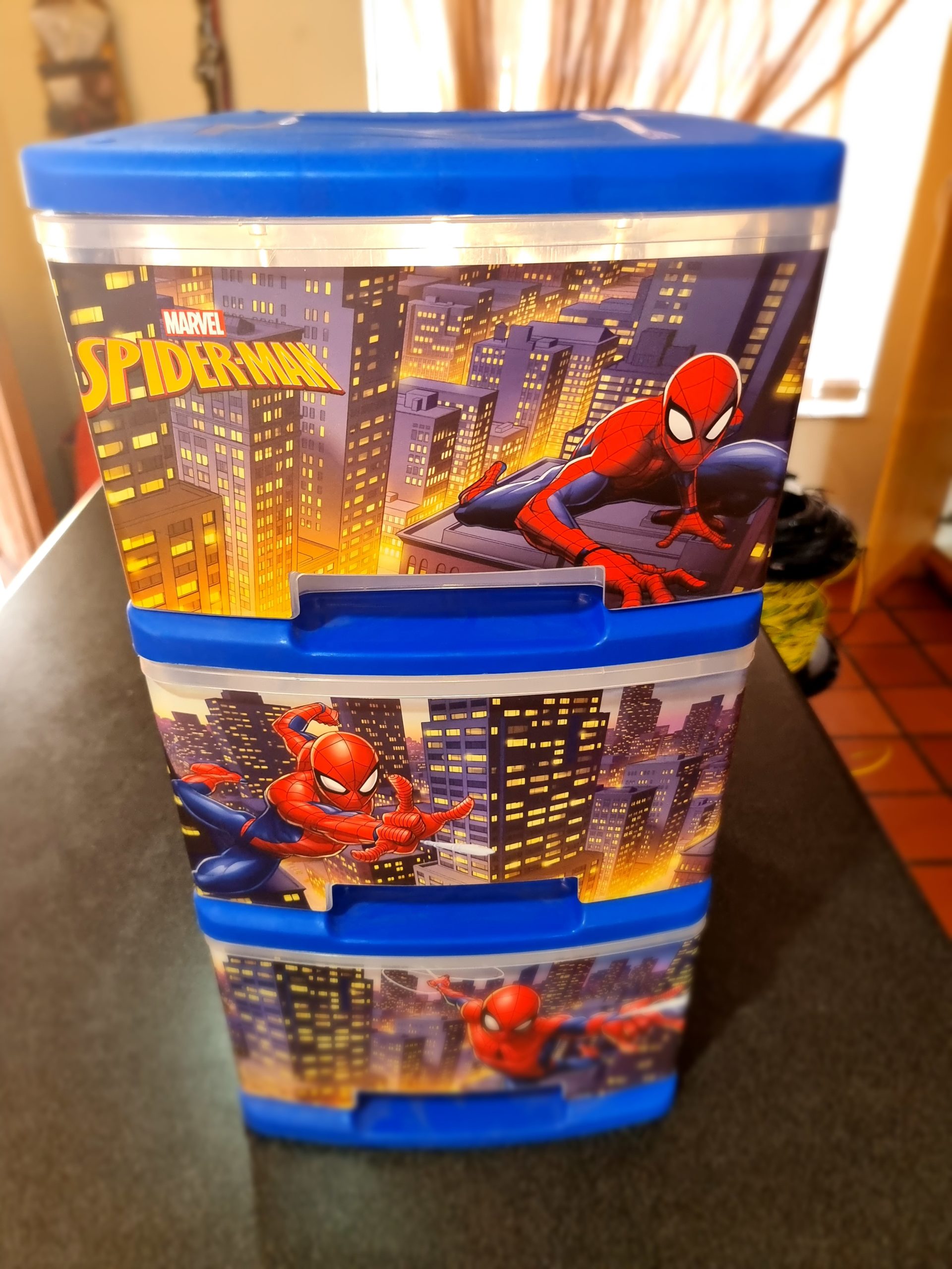 Addis Storage 3 Drawer Disney Spider Man Storage Unit